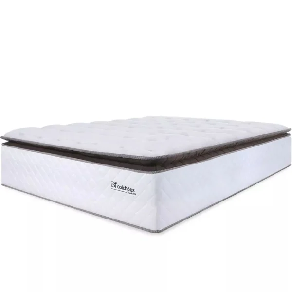 Colchão Casal Molas Ensacadas com Pillow Top Extra Conforto 138x188x38cm – Premium Sleep – BF Colchões