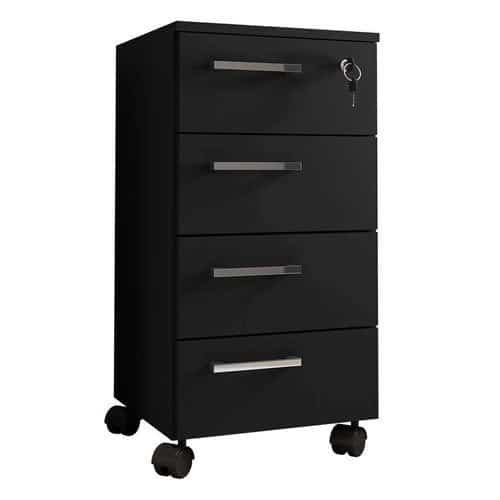 Gaveteiro 4 gv Paris Preto
